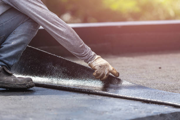 Professional Basement Waterproofing technician working in Camp Hill, PA